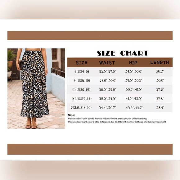 Leopard Print Satin Maxi #985 - Picture 11 of 11